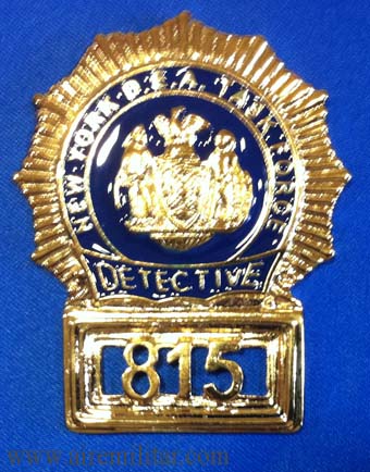 Chapa Identificación Detective New York D.E.A. Task Force